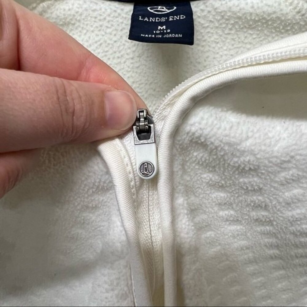 Lands' end 1/4 zip jacket‎ pullover medium - Picture 4 of 4